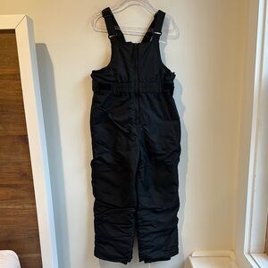 Black Snow Bib Overalls